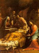 Giuseppe Maria Crespi The Death of St.Joseph Spain oil painting reproduction